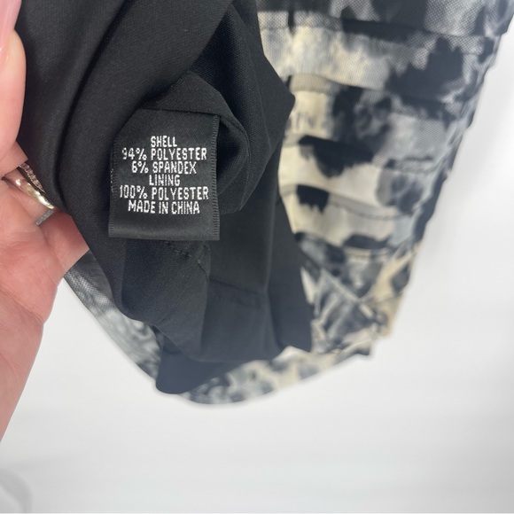 Adrianna Papel Tier Printed Midi Dress Size 8 - Picture 7 of 7